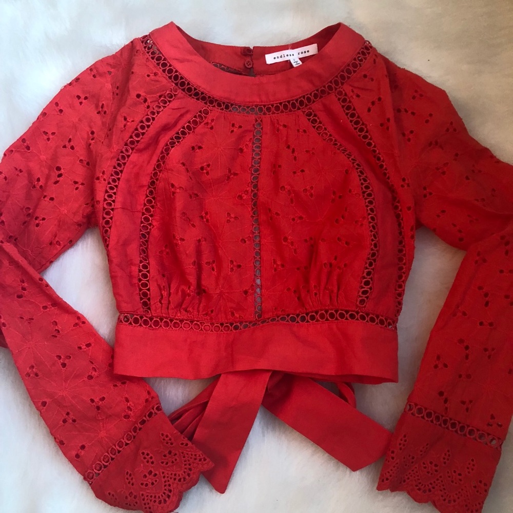 Endless rose for Nordstrom open back top size S